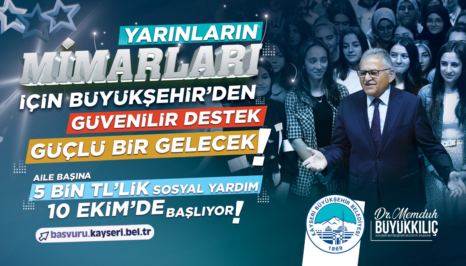 Kayseri’de Öğrencisi Olan Ailelere 5 Bin TL Destek Verilecek