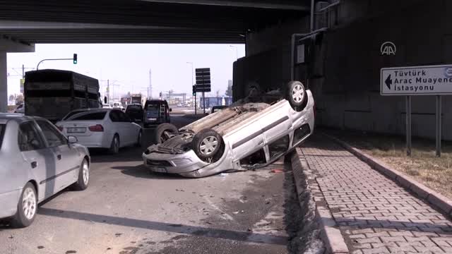 Kayseri’de Trafik Kazası 5 Yaralı