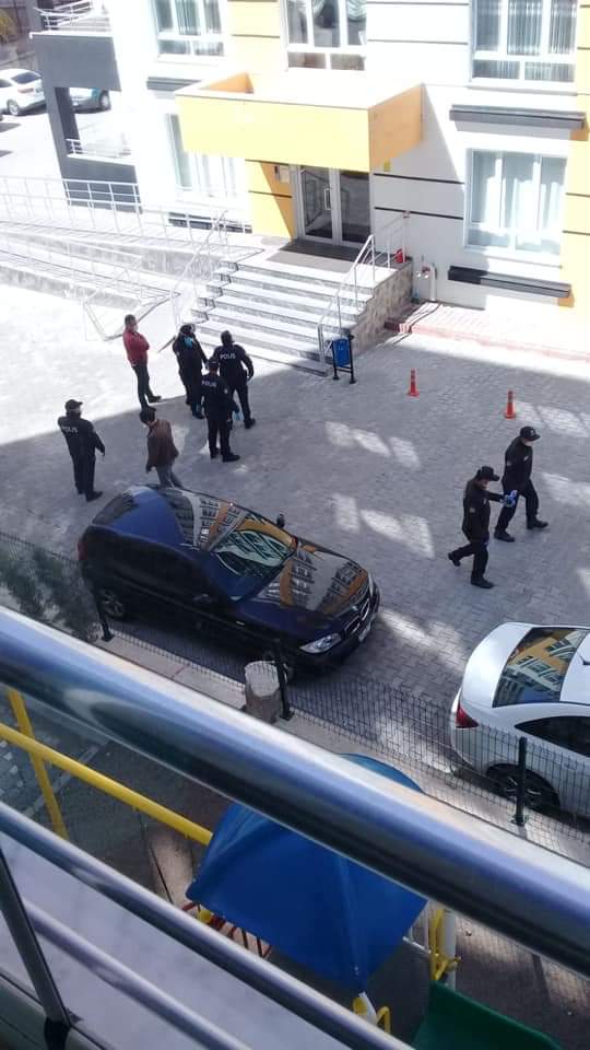 Kayseri’de Bir Bina Karantinaya Alındı