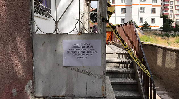 Kayseri’de 3 Katlı Binada Koronavirüs Karantinası