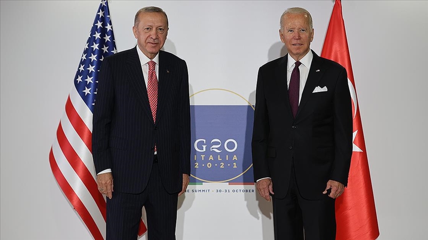 Cumhurbaşkanı Erdoğan Bidenle Görüştü