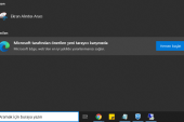 Windows 10 Arama Çubuğu Yazmama Sorunu Çözümü