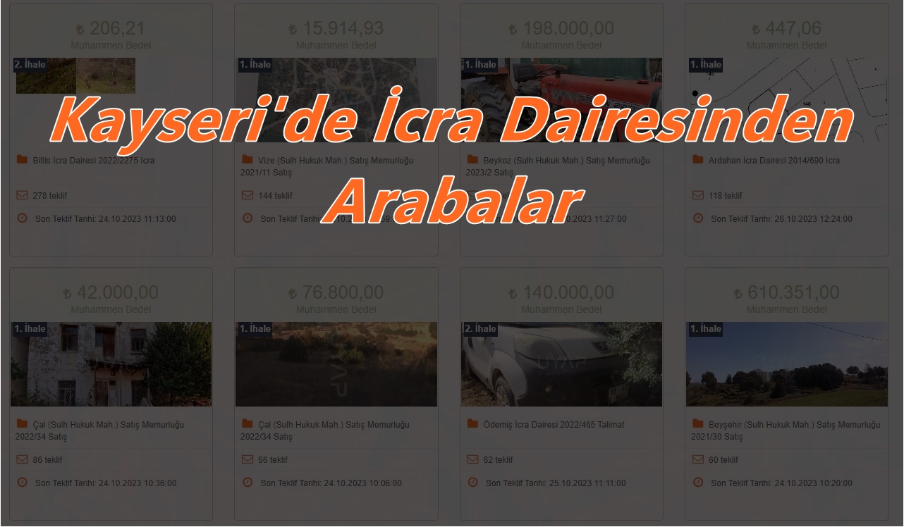 icralik arabalar