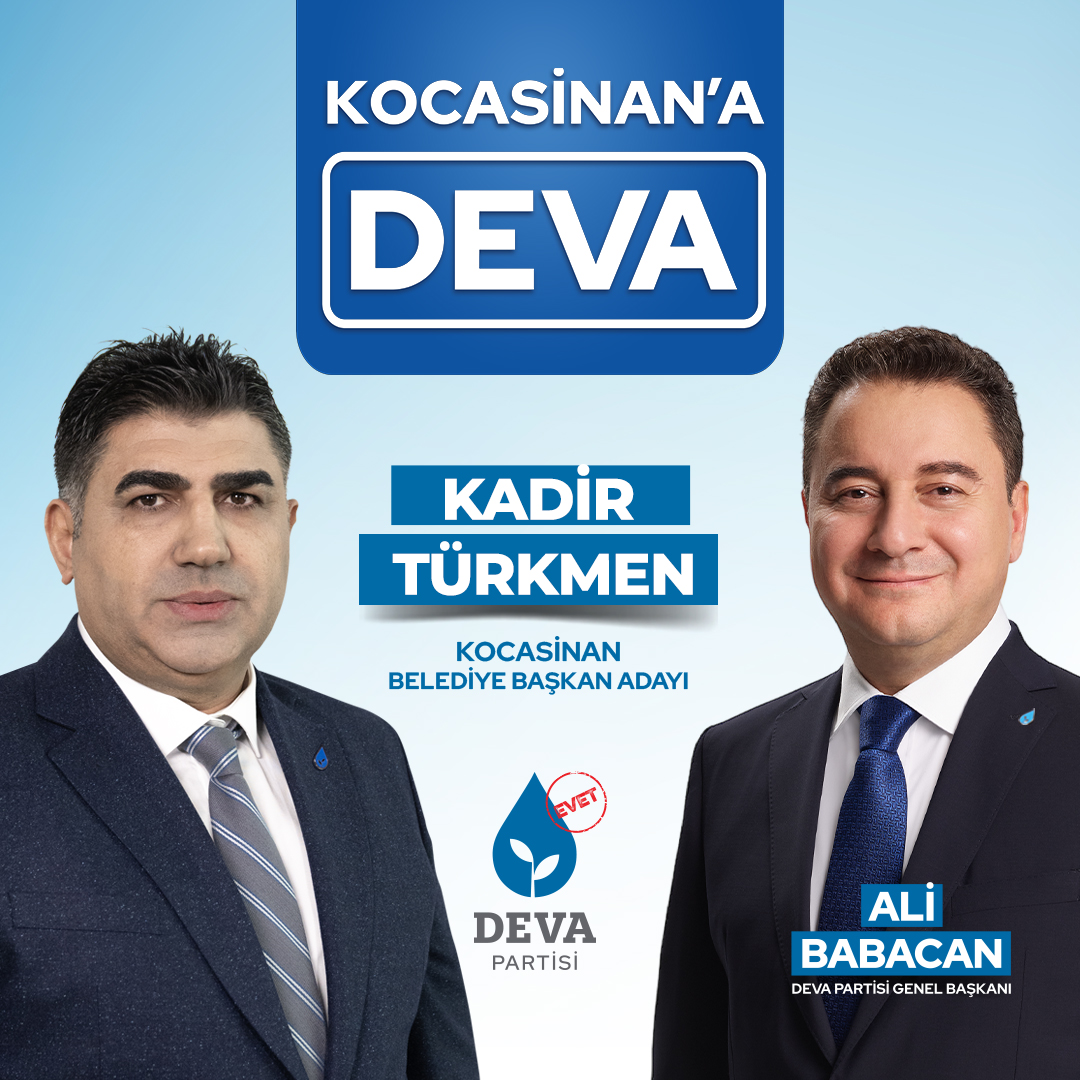 DEVA Partisi Kayseri Belediye Adayı