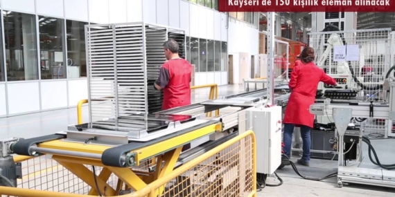 Kayseri’de 150 kişilik eleman alınacak, ek 2.500 TL prim verecek