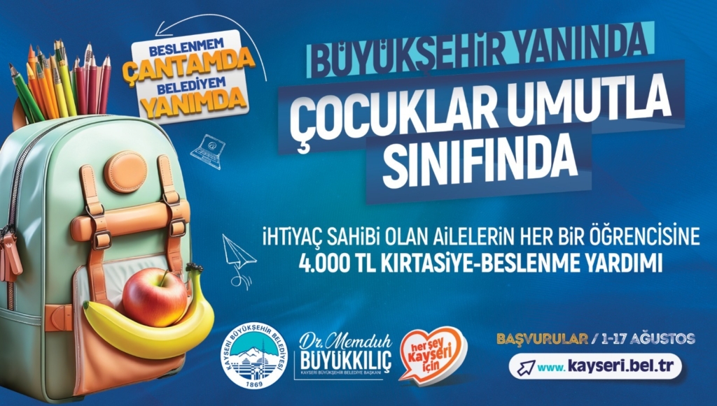 Kirtasiye-ve-beslenme-yardimi-kayseri-1024x581 Kayseri Büyükşehir Belediyesi 4.000 TL Kırtasiye ve Beslenme Yardımı Başvurusu