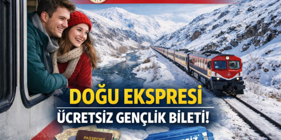 Gençlik ve Spor Bakanlığı’ndan ücretsiz Doğu Ekspresi tren bileti