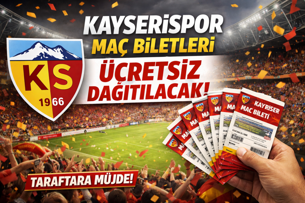 Ücretsiz Kayserispor maç bileti