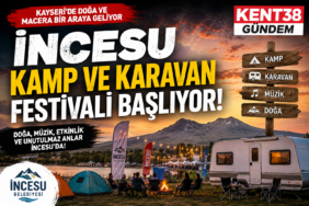 İncesu'da Karavan ve Kamp Festivali Başlıyor