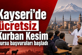 Kayseri'de ücretsiz Kurban Kesim kursu başvuruları başladı
