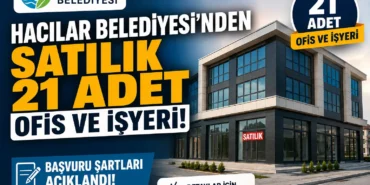 Hacılar Belediyesi satlık ofis