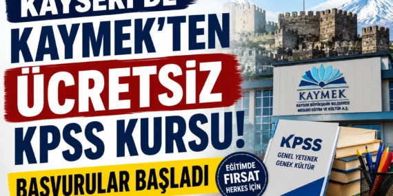 Kayseri’de KAYMEK’ten ücretsiz KPSS kursu! Hemen Başvur