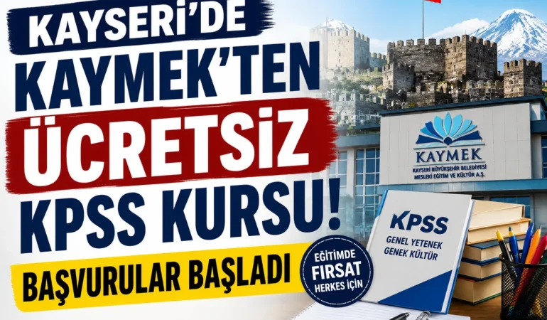KAYMEK’ten ücretsiz KPSS kursu!