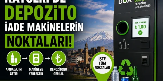 Kayseri’de en yakın depozito iade noktalarını bul