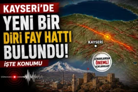 Kayseri'de yeni bir diri fay hattı bulundu. İşte Konumu