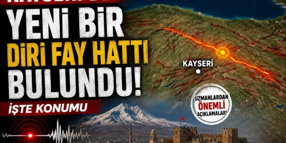 Kayseri’de yeni bir diri fay hattı bulundu. İşte Konumu