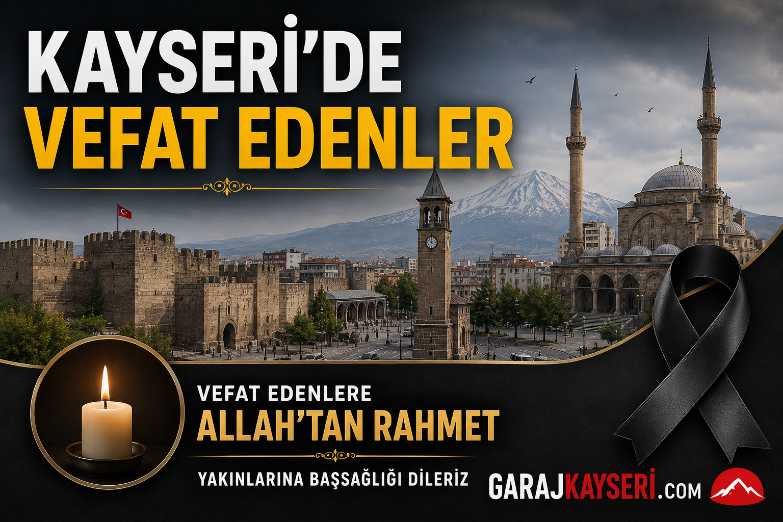 Kayseri Vefat Edenler