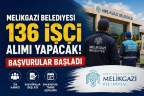 Melikgazi Belediyesi 136 İşçi Alımı Yapacak Başvurular Başladı
