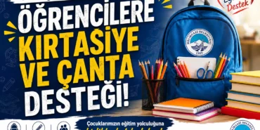 Melikgazi Belediyesi’nden öğrencilere Kırtasiye ve Çanta desteği başvuruları başladı