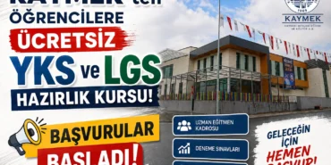 Öğrencilere Ücretsiz YKS ve LGS Hazırlık Kursu kaymek