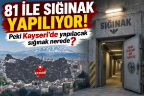 Kayseri'de yapılacak sığınak nerede